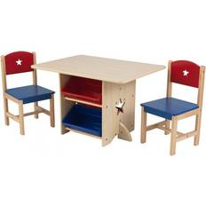 Kidkraft Gula Barnrum Kidkraft Star Table & Chair Set with Primary Bins