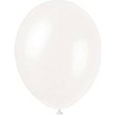 Unique Party Latex Ballon White 50-pack