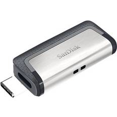 256 GB - MultiMediaCard (MMC) - USB Type-C USB-minnen SanDisk Ultra Dual 256GB USB 3.1 Type-C