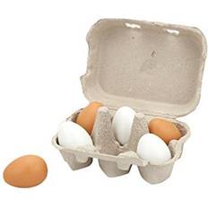 Viga Matleksaker Viga Wooden Eggs 6pcs 59228