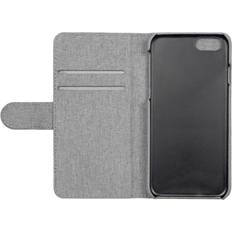 Nic & Mel Gråa Plånboksfodral Nic & Mel Neil Bookcase (iPhone 6/6S/7/8 Plus)