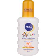 Nivea SPF Solskydd & Brun utan sol Nivea Sun Kids Protect & Sensitive Sun Spray SPF50+ 200ml