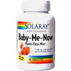 Multivitaminer - Nypon Vitaminer & Mineraler Solaray Baby Me Now 90 st