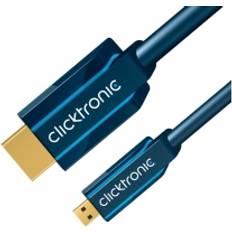ClickTronic HDMI-kablar - Hane - Hane ClickTronic Casual HDMI - HDMI Micro 5m