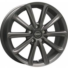 Mega Wheels Virgo Dark Grey 6.0x15 4/100 ET37 B73.2