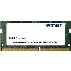 2133 MHz - 8 GB - SO-DIMM DDR4 RAM minnen Patriot Signature Line DDR4 2133MHz 8GB (PSD48G213381S)