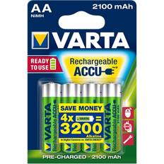 Varta Batterier Batterier & Laddbart Varta Accu AA 2100mAh 4-pack