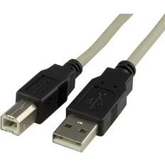 Nickel - USB-kabel Kablar Deltaco USB A - USB B M-M 2m