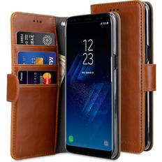 Melkco Läder / Syntet Plånboksfodral Melkco Mini PU Leather Wallet Book Clear Type Case (Galaxy S8 Plus)