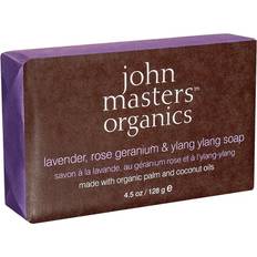 John Masters Organics Lavender Rose Geranium & Ylang Ylang Soap 128g