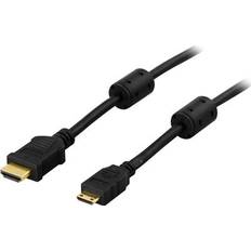 HDMI-kablar Deltaco HDMI - HDMI Mini High Speed with Ethernet 5m