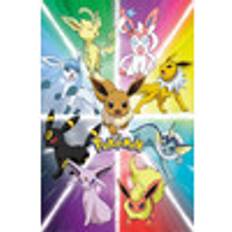 EuroPosters Pokémons Inredningsdetaljer EuroPosters Poster Pokemon Eevee Evolution V31728 61x91.5cm