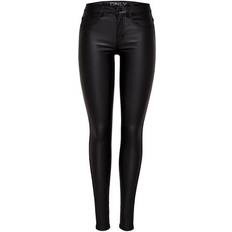 XL Jeans Only Royal Rock Coated Skinny Fit Jeans - Black/Black