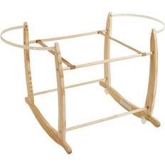 Clair De Lune Bruna Sängar Clair De Lune Deluxe Rocking Moses Basket Stand