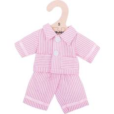 Bigjigs Dockor & Dockhus Bigjigs Pink Pyjamas 28cm