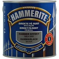 Hammerite Hammer Effect Metallfärg Silver 2.5L