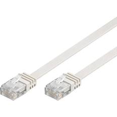 Bruna - Nätverkskablar Goobay Flat U/UTP Cat6 RJ45-RJ45 2m