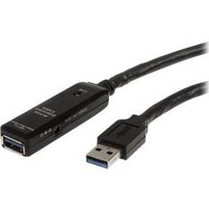 StarTech USB A-USB A - USB-kabel Kablar StarTech Active USB A - USB A M-F 3.0 3m