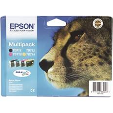 Epson Cyan Bläck & Toner Epson T0715 (Multipack)