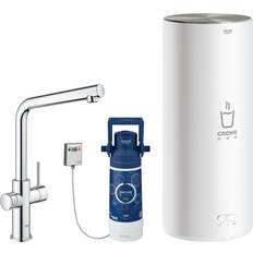 Grohe Kokkran Köksblandare Grohe Red Duo With L Size Boiler (30325001) Krom