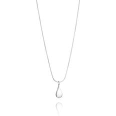Efva Attling Dam Halsband Efva Attling Happy Tear Silver Pendant Necklace - 40cm