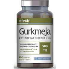 Förbättrar muskelfunktion - Gurkmeja Kosttillskott Elexir Pharma Turmeric 60 st