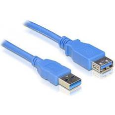 DeLock 3.0 - USB A-USB A - USB-kabel Kablar DeLock USB A-USB A M-F 3.0 3m
