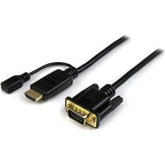 StarTech HDMI-kablar StarTech HDMI-VGA/USB B Micro M-F 1.8m