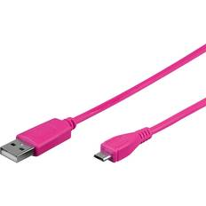USB A-USB Micro-B - USB-kabel Kablar MicroConnect USB A - Micro USB B 2.0 1m