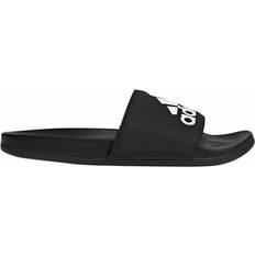 adidas Adilette Cloudfoam Plus Logo - Black/White