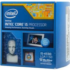4 - Intel Socket 1150 Processorer Intel Core i5-4590 3.3GHz, Box