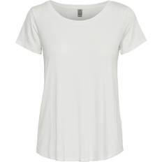 CULTURE Dam Överdelar CULTURE Poppy T-shirt - Spring Gardenia