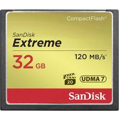 32 GB - USB 3.2 (Gen 1) Minneskort & USB-minnen SanDisk Extreme Compact Flash 120MB/s 32GB