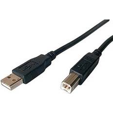 Sharkoon USB-kabel Kablar Sharkoon USB A - USB B 2.0 1m