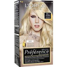 Blonda Permanenta hårfärger L'Oréal Paris Récital Préférence #10.1 Helsinki Extra Light Ash Blonde