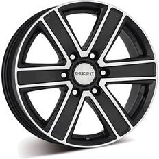 Dezent TJ dark Black Polished 8x17 6/139.7 ET35 CB93.1