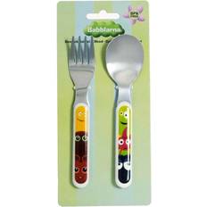 Teddykompaniet Babblarna Cutlery Fork & Spoon