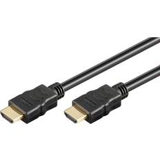 Goobay HDMI-kablar - High Speed with Ethernet (4K) - Standard HDMI-Standard HDMI Goobay HDMI - HDMI High Speed ​​with Ethernet 1m