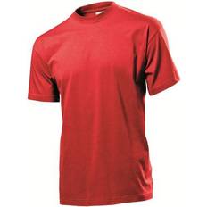 Stedman Herr Överdelar Stedman Classic Crew Neck T-shirt - Scarlet Red