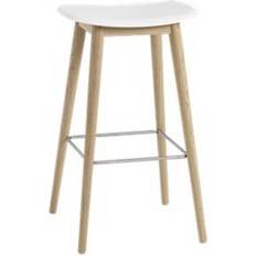 Muuto Fiber Wood Base Barstol 76cm