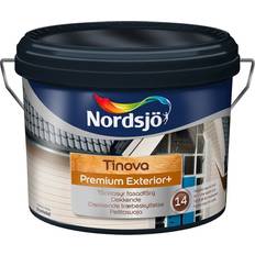 Nordsjö Grå - Träfasadsfärger Målarfärg Nordsjö Tinova Premium Exterior + Träfasadsfärg Grå 10L
