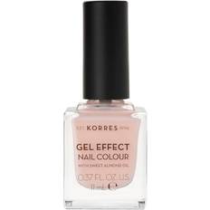 Korres Transparenta Nagelprodukter Korres Sweet Almond Gel Effect Nail Colour #04 Peony Pink 11ml