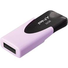 PNY 64 GB - Memory Stick PRO-HG Duo - USB Type-A USB-minnen PNY Attache 4 Pastel 64GB USB 2.0