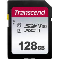 128 GB - SDXC - V30 Minneskort Transcend 300S SDXC Class 10 UHS-I U3 V30 95/45MB/s 128GB