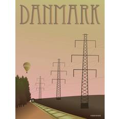 Vissevasse Danmark Masterne Plakat Poster 50x70cm