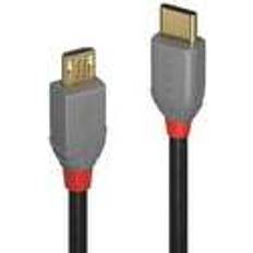 Lindy USB-kabel Kablar Lindy Anthra Line USB C-USB Micro-B 2.0 0.5m