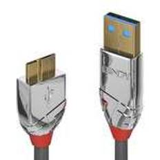 Lindy USB-kabel Kablar Lindy Cromo Line USB A-USB Micro-B 3.0 2m