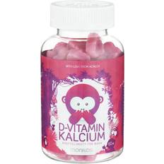 Monkids Vitamin D + Calcium Strawberry 60 st