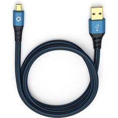 Oehlbach Hane - Hane - USB A-USB Micro-B - USB-kabel Kablar Oehlbach Plus USB A-USB Micro-B 2.0 0.5m