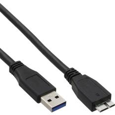 USB A-USB Micro-B - USB-kabel Kablar InLine USB A-USB Micro-B 3.0 0.5m